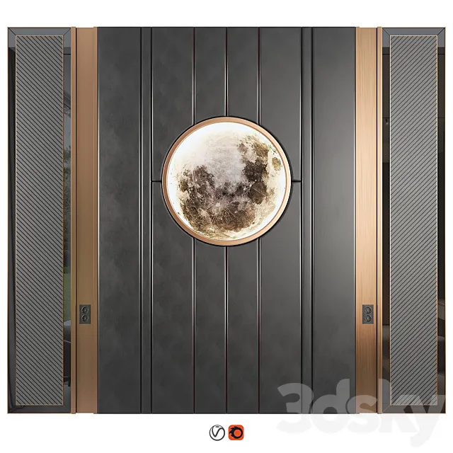 Wall Panel Decor 11 3D Model