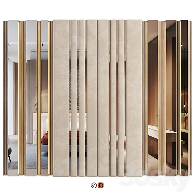 Wall Panel Decor 36 3D Model