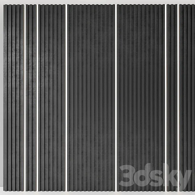 Wall panel. Decorative wall. 99 3D Model