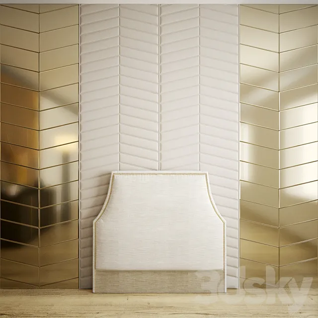 Wall panel. mirror. headboard 3DModel