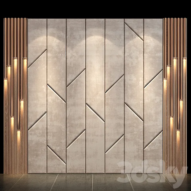 Wall Panel No.014 3D Model