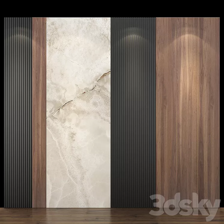 Wall Panel No.116 3D Model
