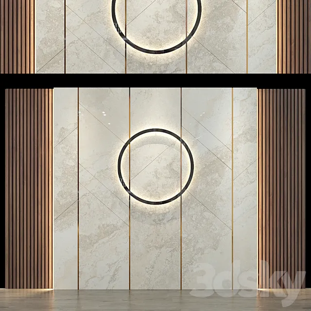 Wall Panel No.127 3D Model