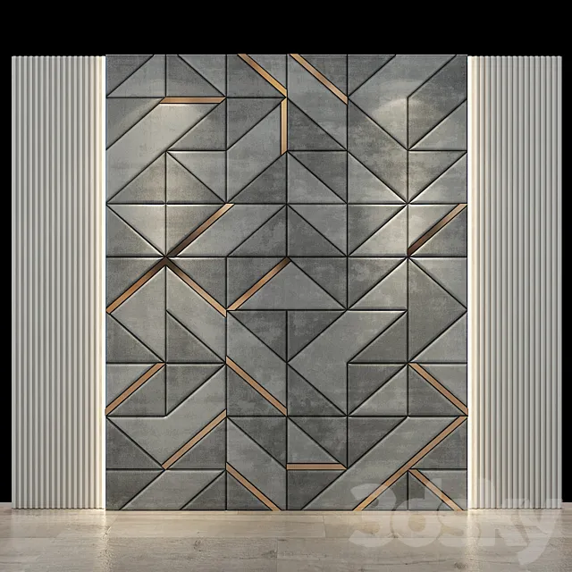 Wall Panel No.130 3D Model