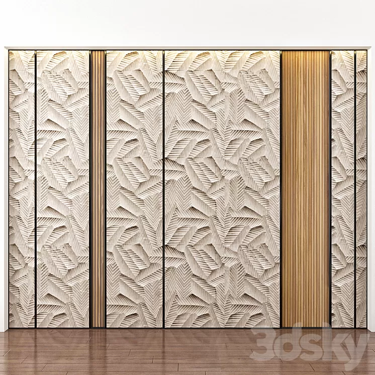 Wall Panel No. 154 3D Model