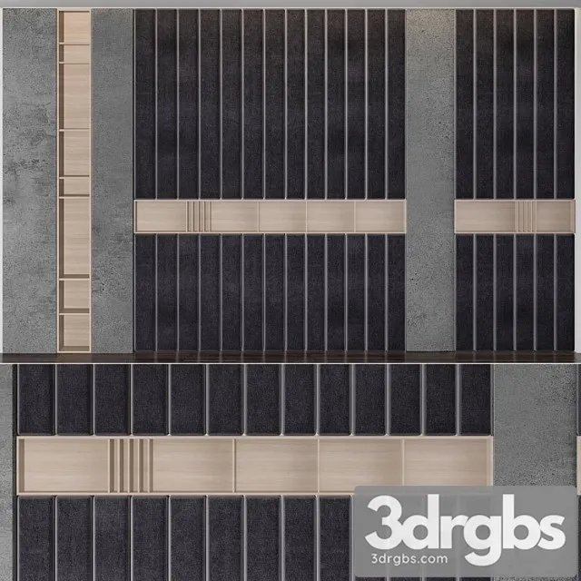 Wall panel no. 47 3D Model Free