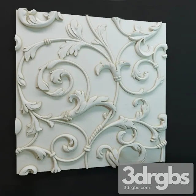Wall Panel P2 3D Model Free
