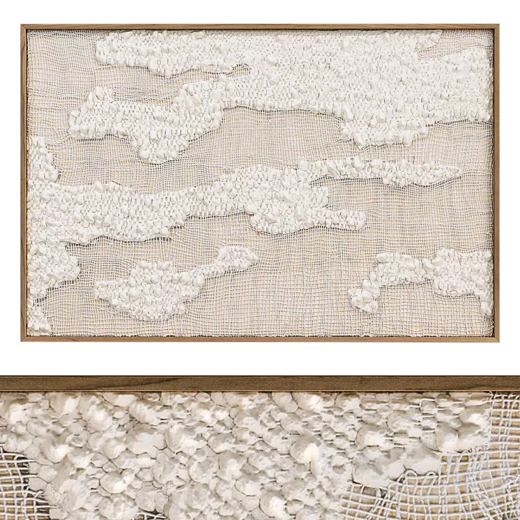 "Wall panel ""WHITE CLOUDS""" 3D Model Free