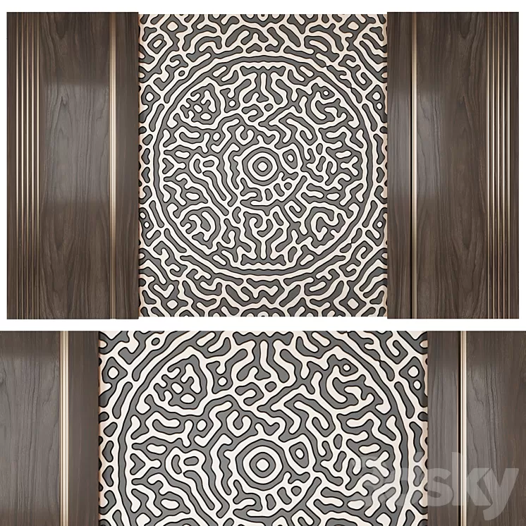 Wall panel with a pattern ?3 3D Model