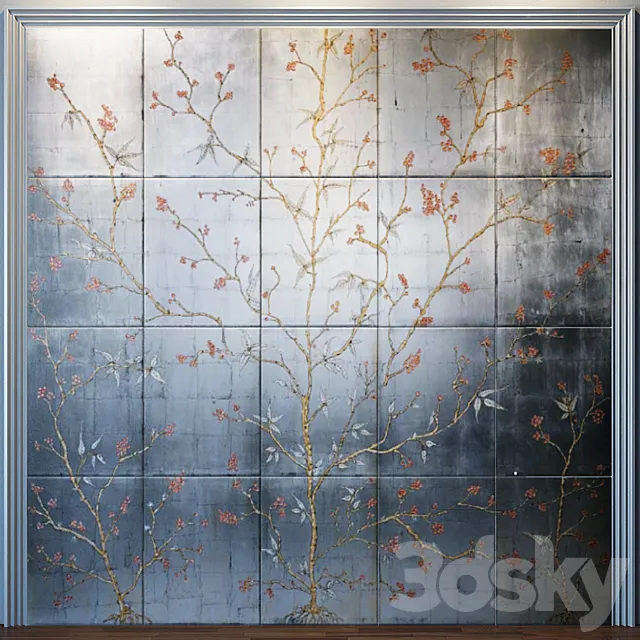 Wall panels Boiserie 3D Model