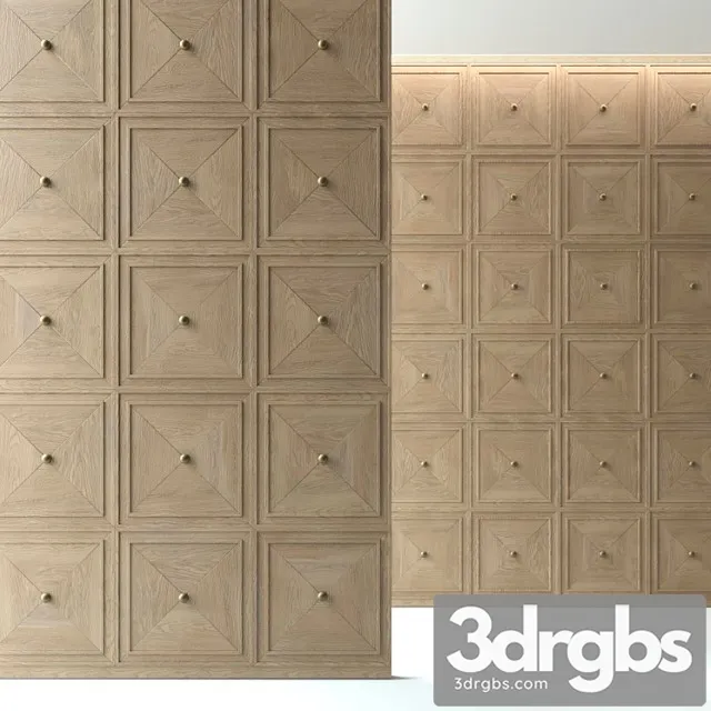 Wall panels luciano zonta squares 3D Model Free