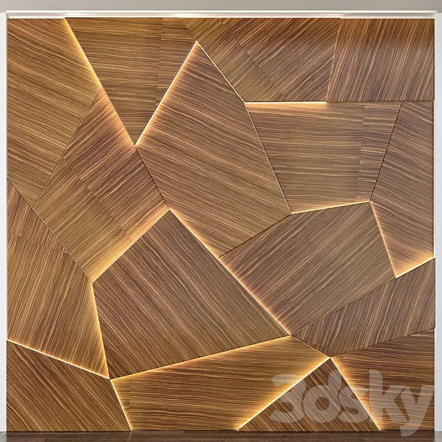 Wall panels No. 38 3D Model