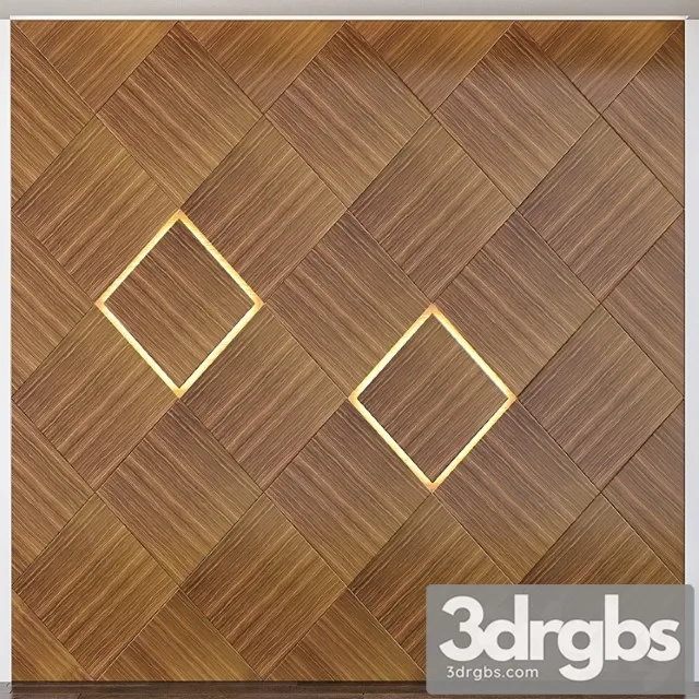 Wall panels no.40 3D Model Free