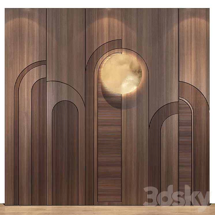 wall panels | set 125 3D Model Free