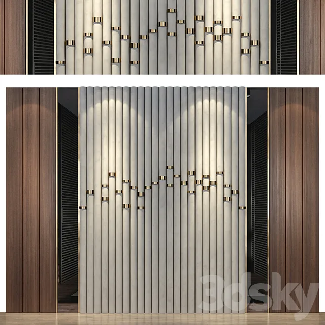 wall panels | set 130 3D Model