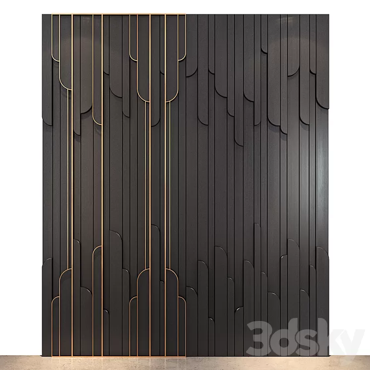 wall panels | set 168 3D Model