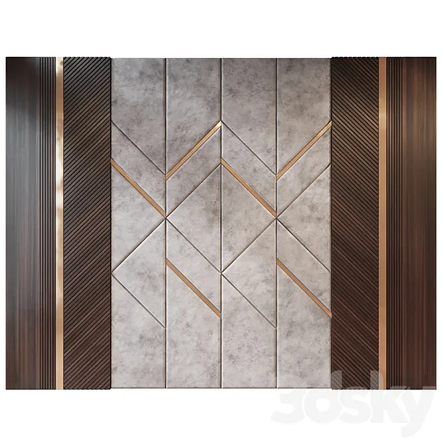 wall panels | set 193 3D Model