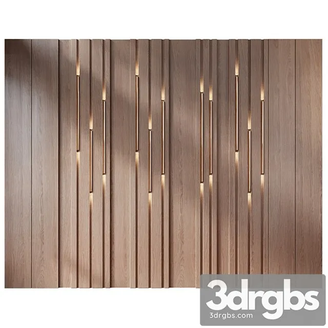 Wall Panels Set 218 3D Model Free
