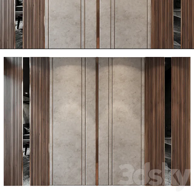 wall panels | set 257 3D Model