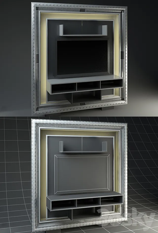 Wall panels Vismara 3D Model