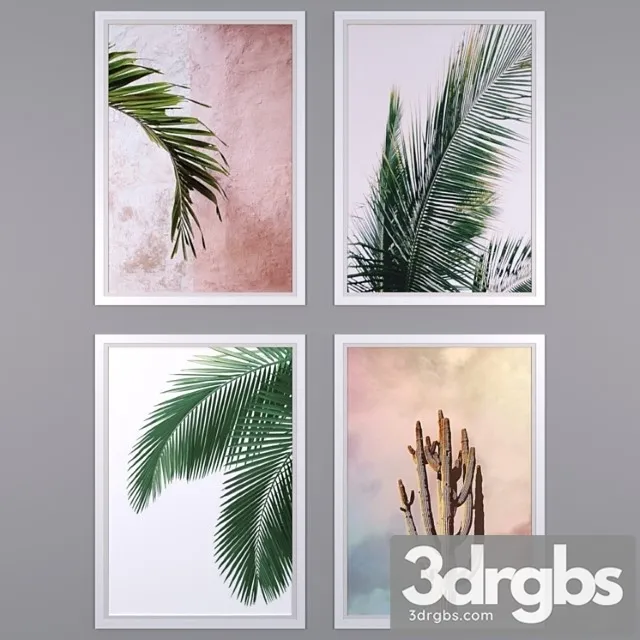 Wall pictures 43 3D Model Free