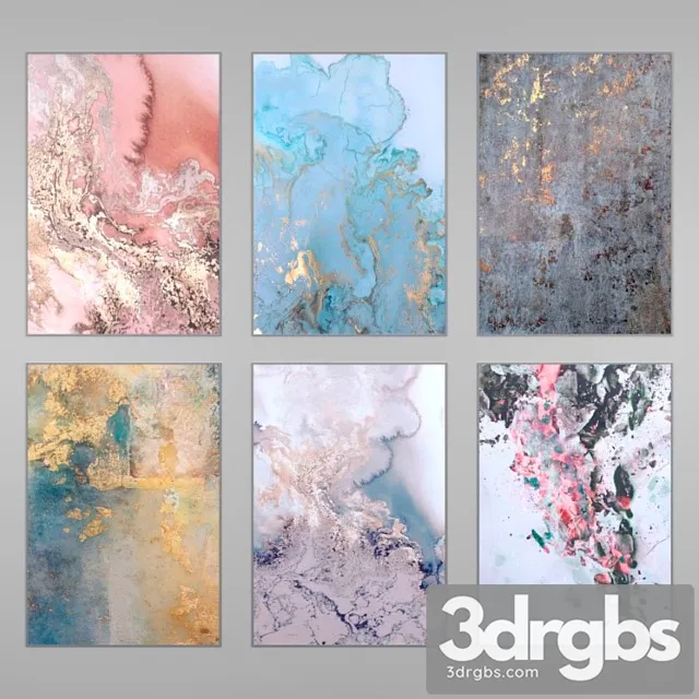 Wall pictures 45 3D Model Free