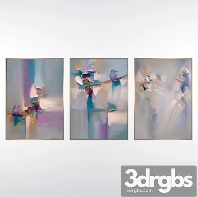 Wall pictures 52 3D Model Free