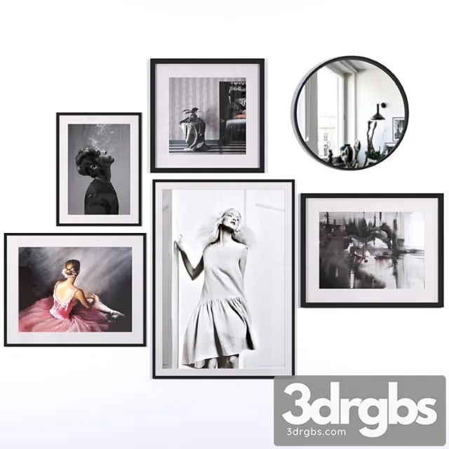 Wall pictures 57 3D Model Free