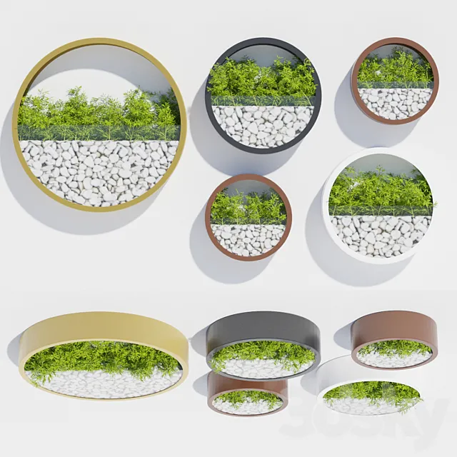 Wall planters one 3D Model