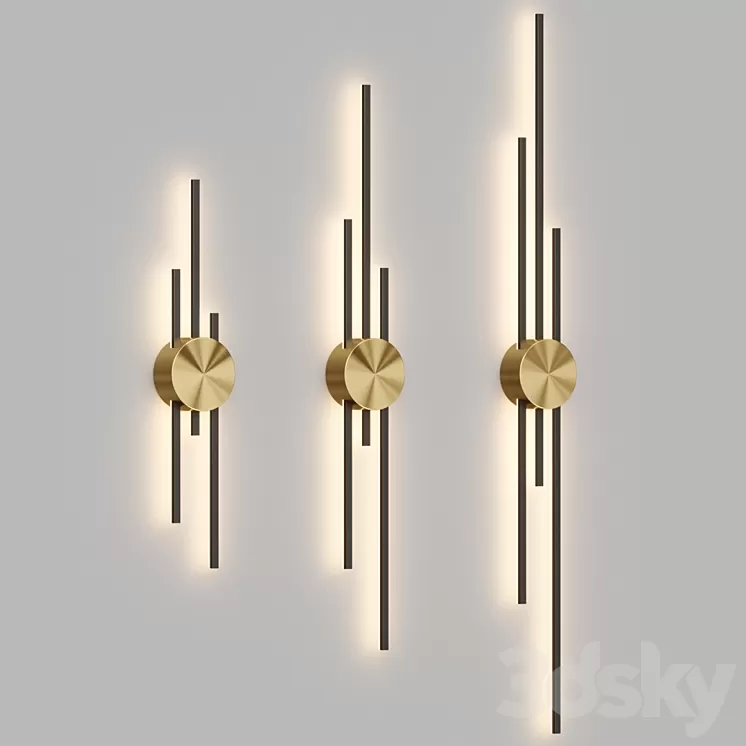Wall sconce GULL B Lampatron 3D Model