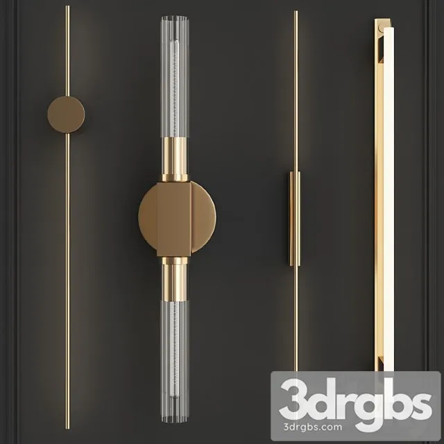 Wall sconce link collections 3D Model Free