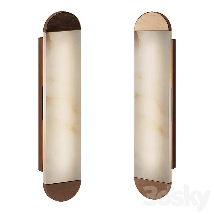 Wall Sconce Spake Corner Design 3D Model Free