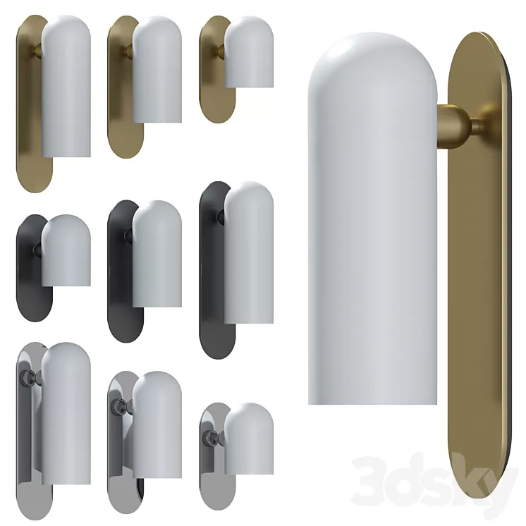 Wall sconces set ODYSSEY SCONCE by Schwung Home 3D Model