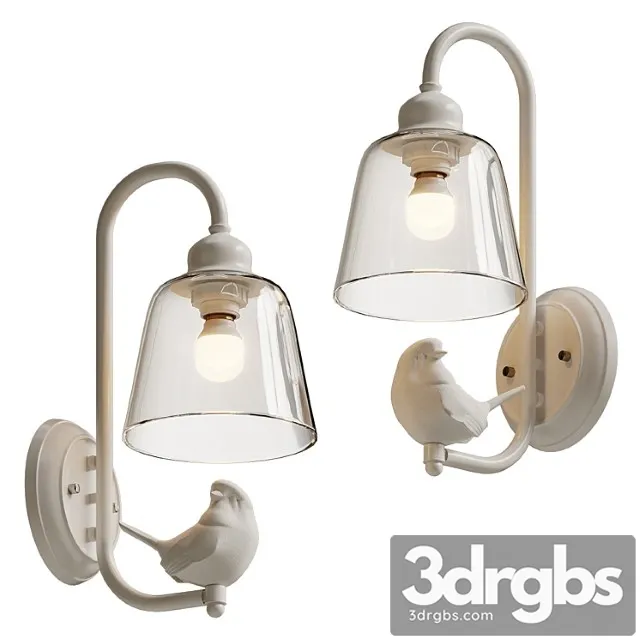 Wall scone provence bird bra