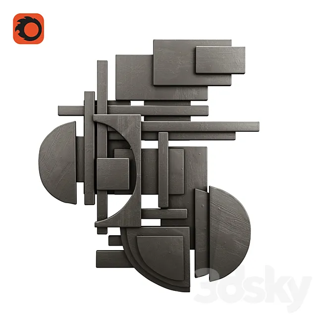 Wall sculpture 1 3DModel