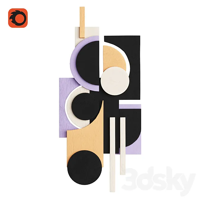 Wall sculpture 3D Model