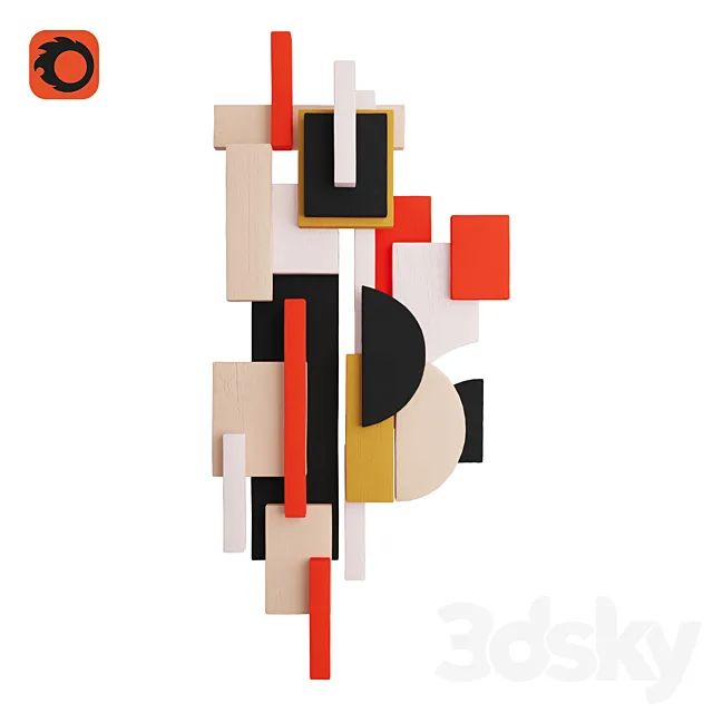Wall sculpture 3D Model