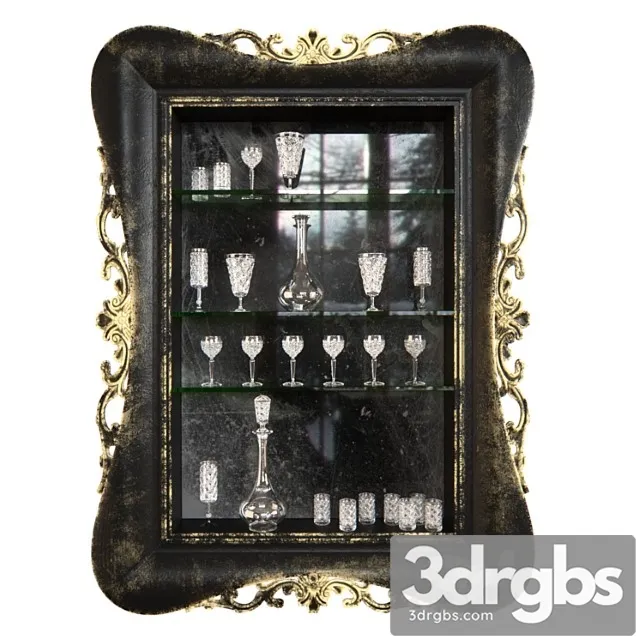 Wall shelf haunted castle 2 3D Model Free