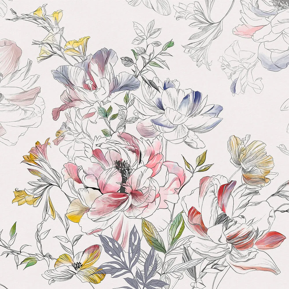 Wall Street - Wallpaper Blossom 3D Model