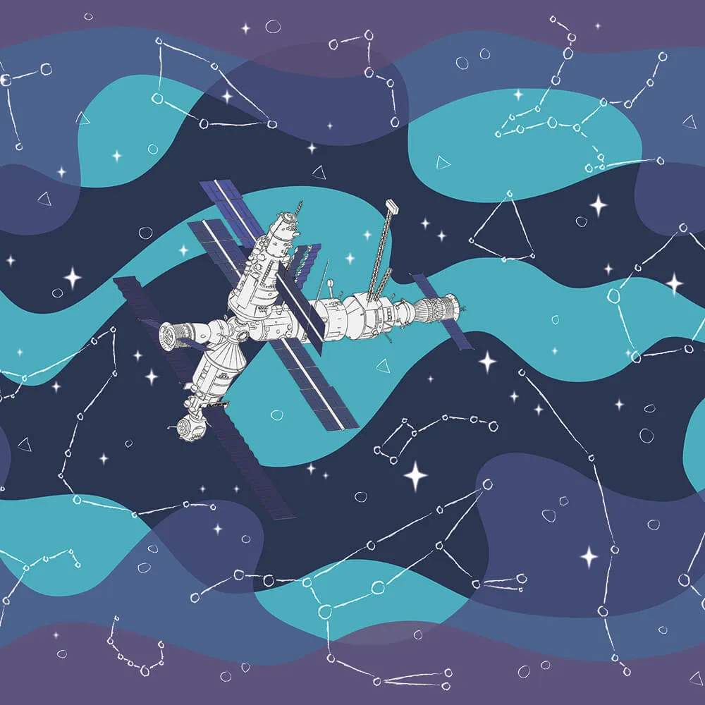 Wall Street - Wallpaper Childhood space 3D Model