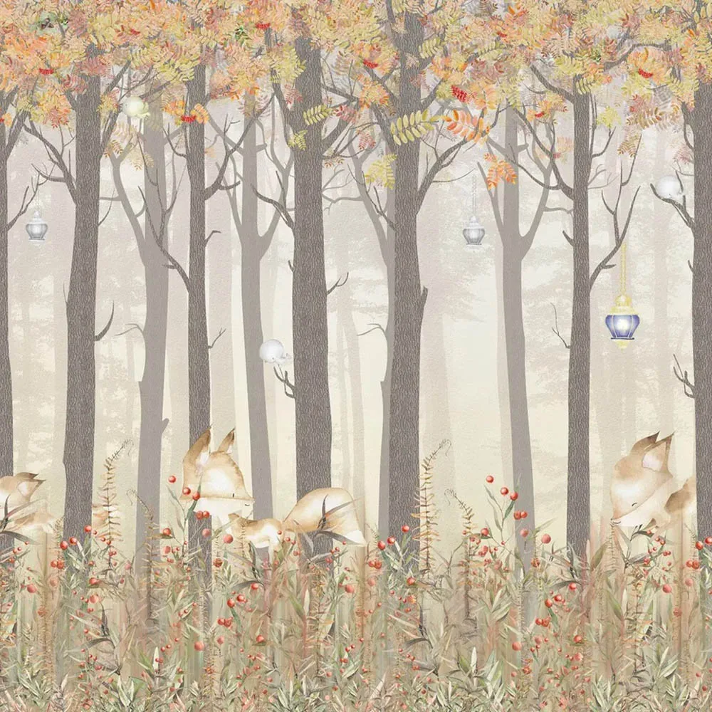 Wall Street - Wallpaper Fairy Foxes 3D Model