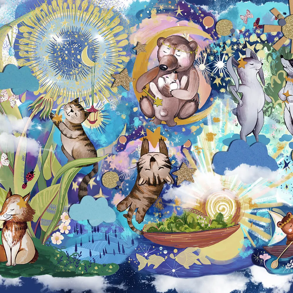 Wall Street - Wallpaper Good Night 3D Model