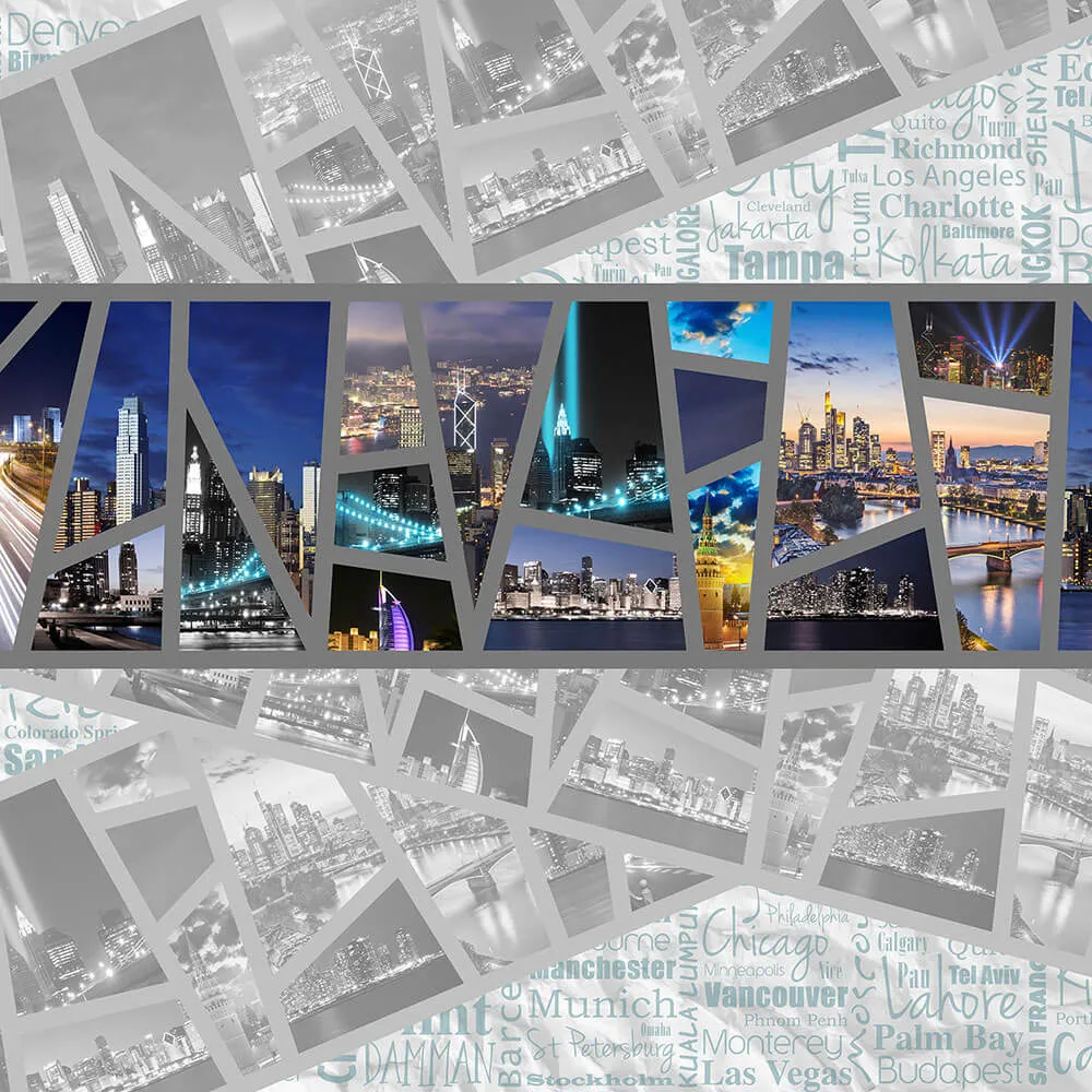 Wall Street - Wallpaper Urban 3D Model