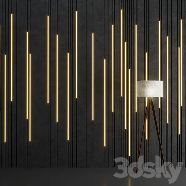 Wall Stripes 2 3DModel