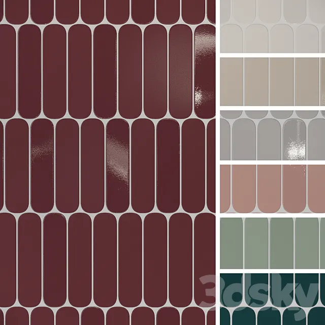 Wall tile WOW Grace O 3D Model