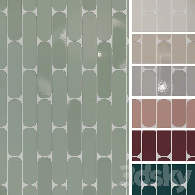 Wall tile WOW Grace OI 2 3DModel