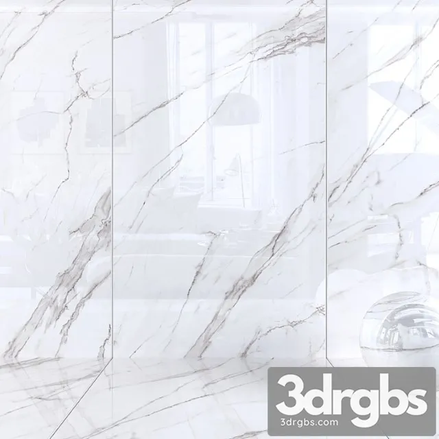Wall tiles 232 calacatta gold 3D Model Free