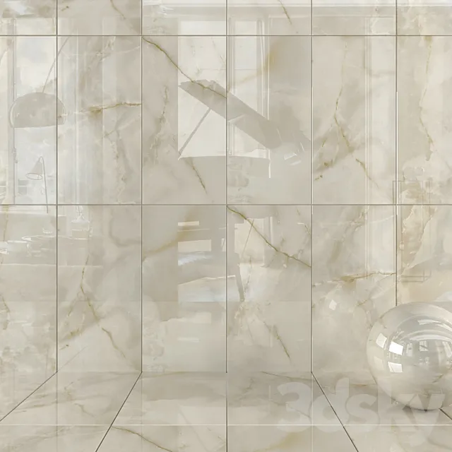 Wall Tiles 394 Onyx 3D Model