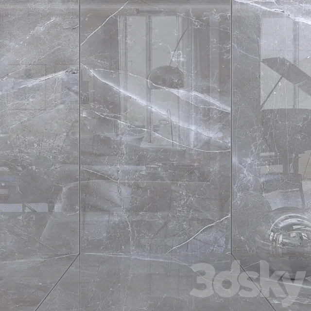 Wall Tiles Lima Fume Set 2 3D Model