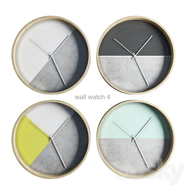 wall watch 4 3DModel